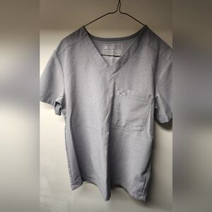 Figs Men's Space Grey Scrub Set